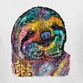 thumbnail image 2 of Funny Neon Sloth | Dean Russo Art Animal Lover Mens Sleeveless Top, White, M, 2 of 5
