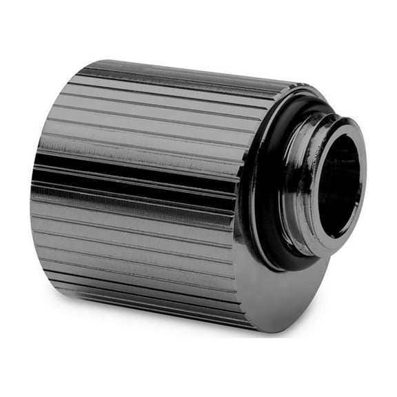 EKWB EK-Quantum Torque Rotary Offset Adapter Fitting, 3mm, Black Nickel, 2-pack