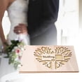 thumbnail image 2 of Libro De Visitas Para Bodas Álbum De Madera Para Invitados A Bodas Cuaderno De Mensajes Para Bodas Decoración Para Compromisos Matrimoniales Para Bodas Aniversarios (9#), 2 of 5