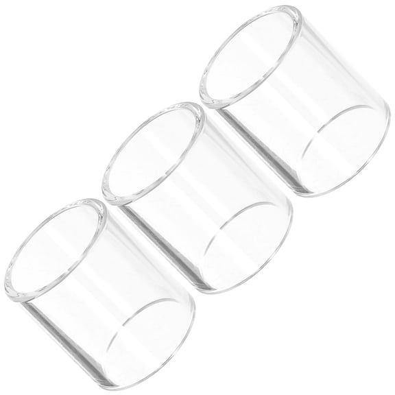 Raindrops 3pcs Guitar Slide Bar Set Transparent Finger Sleeve Glass Tube Finger Ring For Acoustic Guitar Essential Guitar Accessories