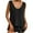 Black, variant on 2 Piece Sets for Women Fashion Casual Solid Color Sleeveless Shorts Set Sleeveless V-neck Top/shirt Set