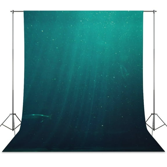 Bright Sunshine Through Deep Blue Sea Backdrop Background for Photography Photo Booth Backdrop for Photoshoot Background Screen Video Recording Parties Curtain