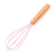 thumbnail image 1 of Batidor de silicona con mango de madera: batidor para masa de panqueques, huevos y claras de huevo, harina para pasteles, mezcla Adepaton CPB-US-YYM693-6, 1 of 5