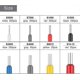 thumbnail image 2 of 1200 Pieces Of Crimp-artery Sleeve Connector, Isolated Cable-pin End Large Range Of Wire End Sleeves With Portable Box, 2 of 4