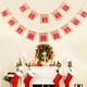thumbnail image 3 of Adornos navideños, pancartas de lino Feliz Navidad., 3 of 5