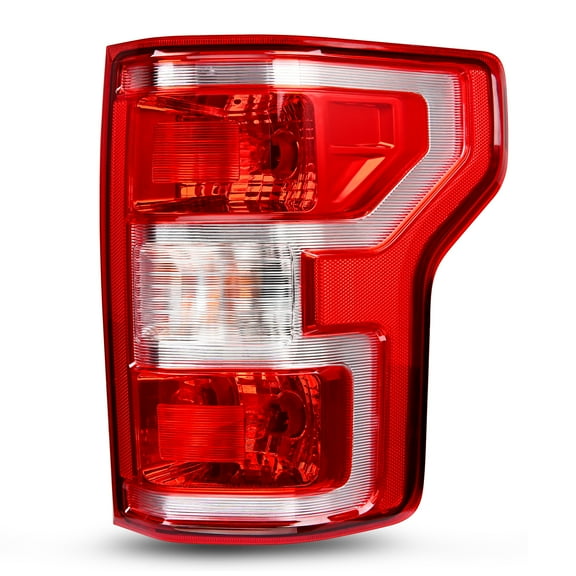 Nilight Passenger Side Taillight Assembly for 2018 2019 2020 Ford F150 F-150 Pickup Truck Right Rear Lamp Replacement OE Style Red Housing with Bulbs and Harness