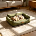 thumbnail image 5 of Dog Bed Mat, 4 Season Cooling Pet Sleeping Mat Washable Non Slip Portable Cushion Sofa Crate Bed Soft Comfort Rest Pad, for Dogs Cats Indoor Outdoor Travel Home Use, 5 of 6