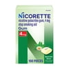 Nicorette Nicotine Gum, Stop Smoking Aids, 4 mg, Spearmint, 100 Count