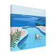 thumbnail image 4 of Petra Lizde 'Girl in Pool' Canvas Art, 4 of 4