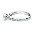thumbnail image 3 of BERRICLE Sterling Silver Solitaire Wedding Engagement Rings 0.8 Carat Round Cut Cubic Zirconia CZ Promise Ring for Women, Rhodium Plated Size 8, 3 of 9