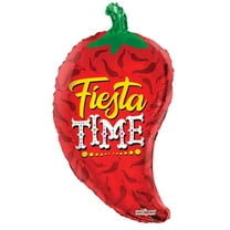 36 inch Kaleidoscope Fiesta Time Chilli Foil Mylar Balloon - Party Supplies Decorations