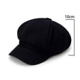 thumbnail image 2 of Sombrero de vendedor de periódicos para mujer Desiderio, tono suave y boina., 2 of 5