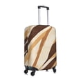 thumbnail image 4 of Multi-Size Suitcase Protective Cover Full Range Double Stitching Invisible Zipper For Travel Business Tan Geometric Lines_4 Large, 4 of 8