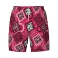 thumbnail image 4 of Lsque Mens Swim Trunks Geometry Pattern - Bathing Suit Compression Liner - Beach Swim Shorts Swimwear - (S-3XL) - Stretch Quick Dry -Medium, 4 of 9