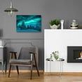 thumbnail image 5 of Epic Art 'Northern Lights In Winter Forest 2' by Epic Portfolio, Acrylic Glass Wall Art, 24"x16", 5 of 8