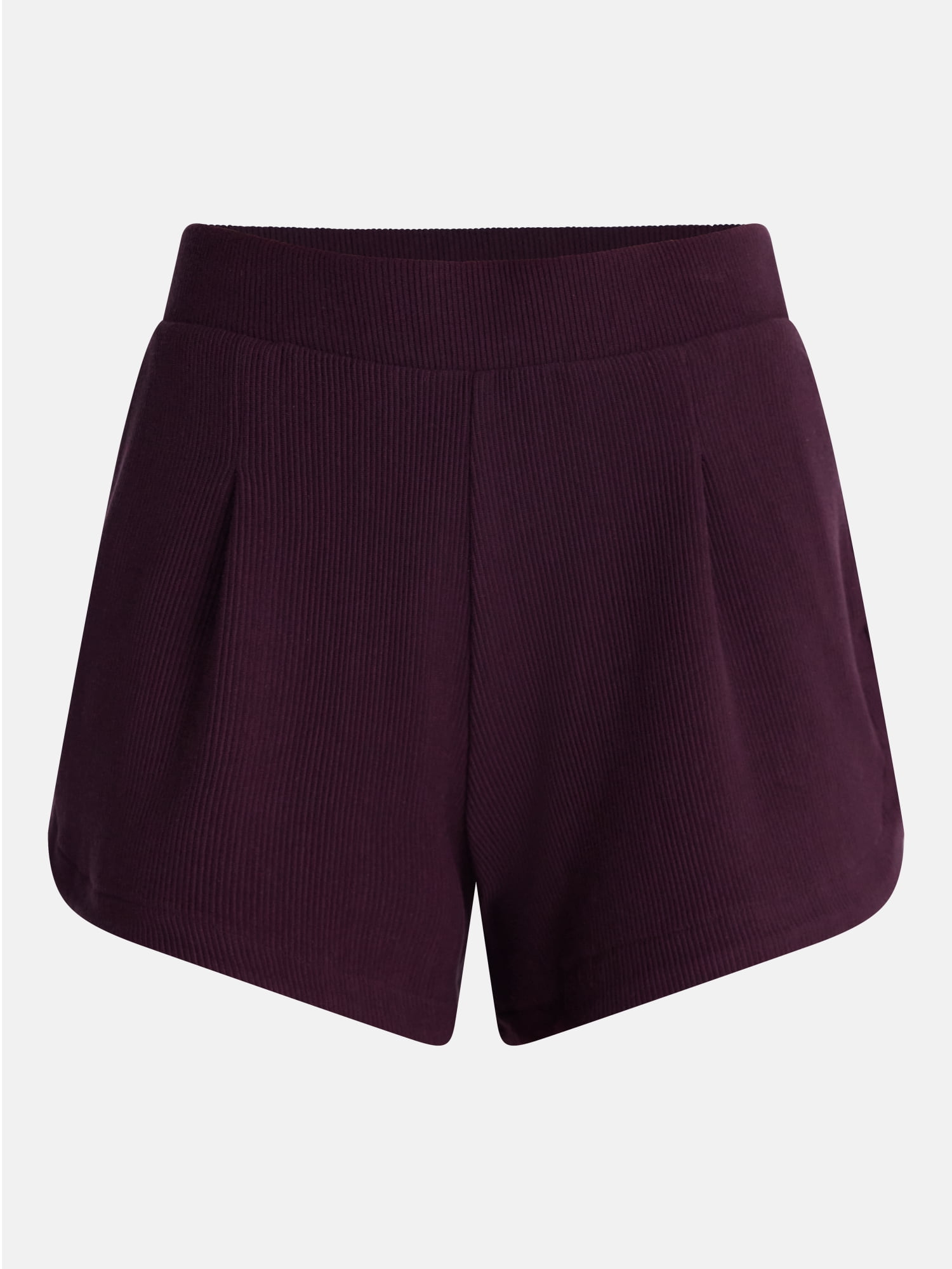 Avia Women's and Women's Plus Ribbed Ottoman Lounge Shorts, 4.25'' Inseam, Sizes XS-4X