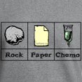 thumbnail image 3 of CafePress - Rock Paper Chemo Sweatshirt - Crew Neck Sweatshirt, 3 of 5