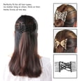 thumbnail image 5 of Peines elásticos para el cabello, Variedad de la moda Peines para el cabello mágicos Accesorios para el cabello para mujeres Accesorios para el cabello para ni?as, Peine con perlas, Elástico(negro) Ecomeon no, 5 of 5