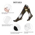 thumbnail image 5 of Lsque Bones And Leaves Pattern Sport Compression Socks for Men & Women 15-20 mmHg Knee High Nurse Pregnant Running Medical and Travel Athletic, 5 of 6