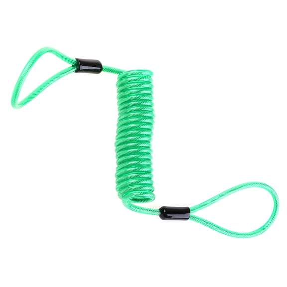 Huhudde Scooter Disc Lock Wire Reminder Anti Theft Bike Tools Helmet Warning Spring Rope