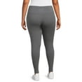 thumbnail image 3 of (3 pack) Terra & Sky Women's Plus High Waist Ankle Length Leggings, 27" Inseam, Sizes 0X-5X, 3 of 5