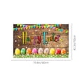 thumbnail image 3 of Aqestyerly Easter Backdrop Decorations-Wrinkle-Resistant Polyester Fabric Easter Party Photo Booth Background for Indoor Outdoor Spring Celebrations-4X6Ft Reusable Easter Scene Arrangement (Ch, 3 of 6