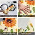 thumbnail image 4 of Fotbe Extra Durable Door Mat - Dirt Trapping Outdoor Welcome Mats - Non-Slip Outdoor Door Mats - Low Profile Front Door Mat - Indoor (16" x 24", Sunflowers And Butterflies ), 4 of 9