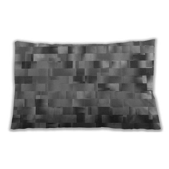 Ahgly Company Outdoor Rectangular Contemporary Lumbar Throw Pillow, 13 inch by 19 inch