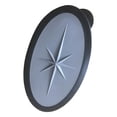 thumbnail image 4 of Escotilla ovalada Macarena Cubierta de plástico impermeable apto para barco canoa yate deporte acuático gris, 4 of 7