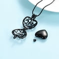 thumbnail image 6 of Hollow Heart Urn Necklace for Ashes - Memorial Cremation Jewelry for Ashes Heart Urn Locket for Ashes Stainless Steel Urns Pendant Keepsake Jewelry, 6 of 8