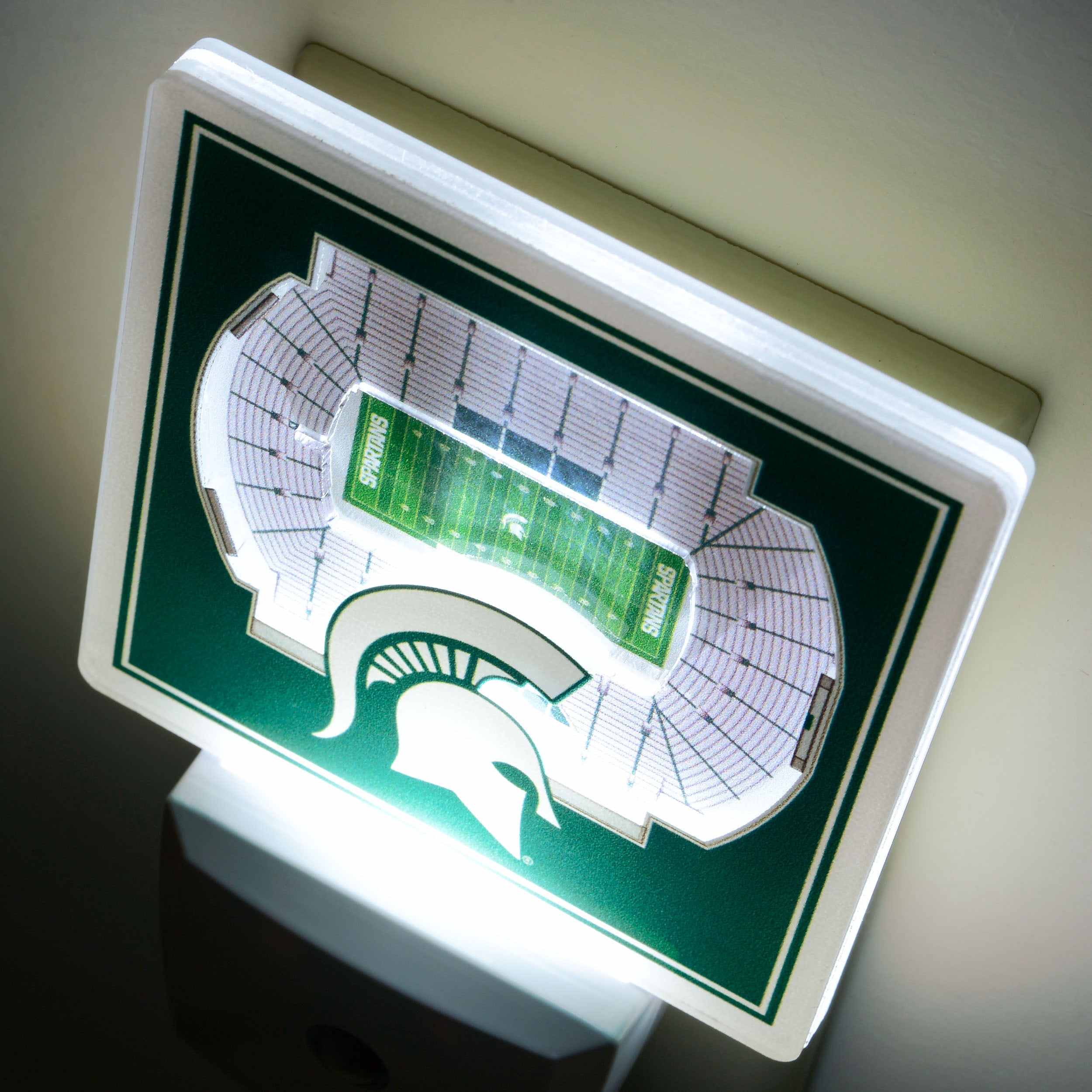 Michigan State Spartans StadiumView Nite Light