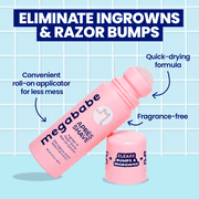 Megababe Après Shave, Ingrown Hair & Razor Bump Liquid Roll-on Treatment, 3 fl oz