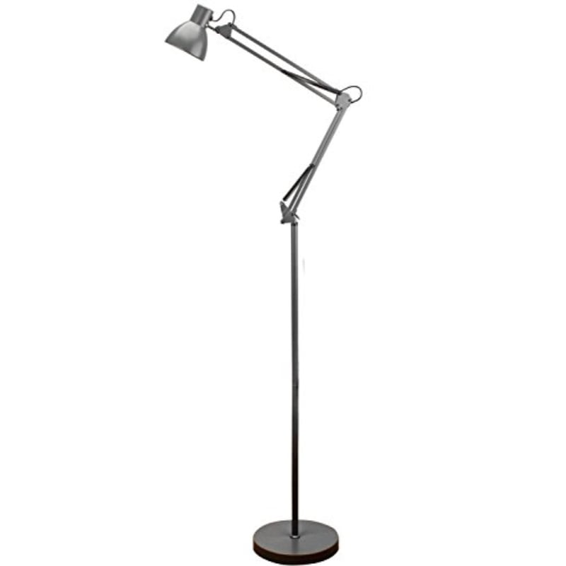 Tojane Floor Lamp With Swing Arm Architect Holder Standing Metal Structured For Living Room Bedrooms Led Bright Com Tojane Floor Lamp With Swing Arm, Architect Floor Lamp
