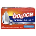 Bounce WrinkleGuard Mega Dryer Sheets, 80 Count, Outdoor Fresh Scent