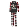 thumbnail image 2 of DuAnyozu Christmas Santa Hat Pattern Family Matching Pajamas,2-piece,Unisex,Sizes Baby-Kids-Adult, 2 of 10
