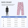 thumbnail image 4 of Balery Flower Butterfly print Men's Pajama Pants,Ultra Lightweight Pjs,Lounge Pant-X-Large, 4 of 9