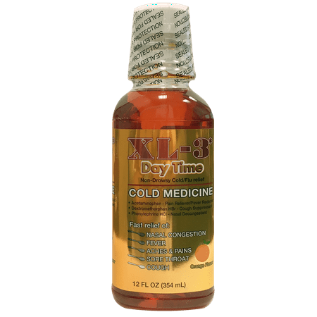 Xl-3 Day Time Cold Liquid, 12 Fl Oz