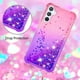 thumbnail image 4 of Funda para Samsung Galaxy A54 5G Transparente con Brillos Carcasa Protectora Antigolpes con Glitter Brillante, 4 of 5