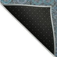 thumbnail image 4 of Addison Rugs Machine Washable Indoor/ Outdoor Traditional Boho Chantille Rug Teal - 9' x 12', 4 of 5