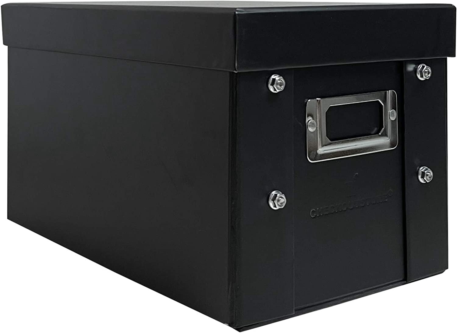 Black Stamp & Craft Scrapbook Storage Pocket Box - 10 x 6 x 6 (Pack of 2)