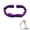 Purple, variant on Fitness Resistance Band for Stretching and Yoga Fashion Puller Exercise Number Shoulder Section Elastic Training for Full Body Shaping