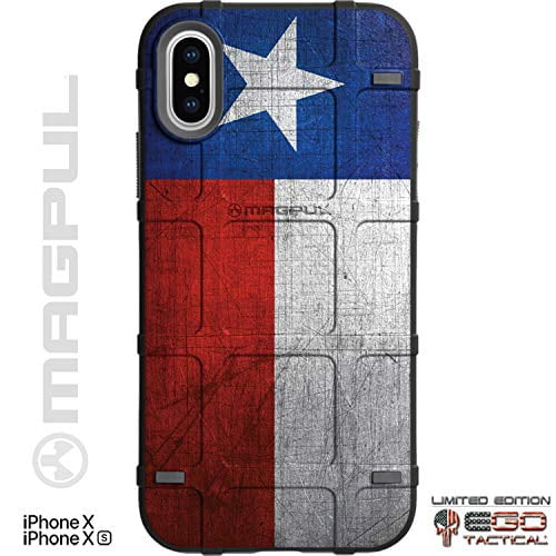 Limited Edition Customized Prints By Ego Tactical Over A Magpul Mag1094 Bump Case For Apple Iphone X Xs 5 8 Weathered Texas State Flag Walmart Com Walmart Com