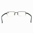 2 Pairs Mens Metal Frame Rectangle Half Frame Reading Glasses Classic Readers +1.00