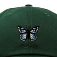 thumbnail image 2 of Dalix Butterfly Embroidered Cap Cotton Baseball Hat Garden Womens in Dark Green, 2 of 5