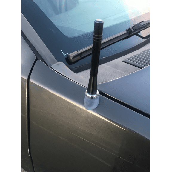 4" inch Short Black Aluminum Antenna Mast for Jeep Grand Cherokee 2005-2010 New