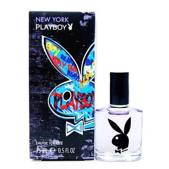 Playboy New York Eau de Toilette for Men .5 Fl Oz. Pour
