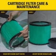 thumbnail image 3 of Filtro de cartucho HEPA Stanley 08-2566H de 5 a 18 galones, 3 of 7