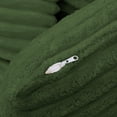 thumbnail image 4 of 63'' Oversized Chaise Lounge Chair Indoor, Corduroy Upholstered Sleeper Sofa Bed, Deep Seat Sleeper Couch, Cozy Reading Chairs for Living Room Bedroom Movie Room, Green, 4 of 9