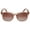 Champaign | Gradient Amber, variant on Square Polarized Mirrored Sunglasses for Women Colorful 80's Anti-Glare TR90 Frame UV Protection Sun Glasses