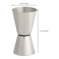 thumbnail image 1 of Jigger De Cóctel De Acero Inoxidable, 20/40ml, Taza Medidora De Doble Cabezal, Taza Medidora De Alcohol De Onzas, 1 of 7